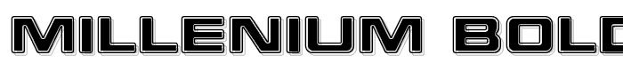 Millenium Bold Extended BT font